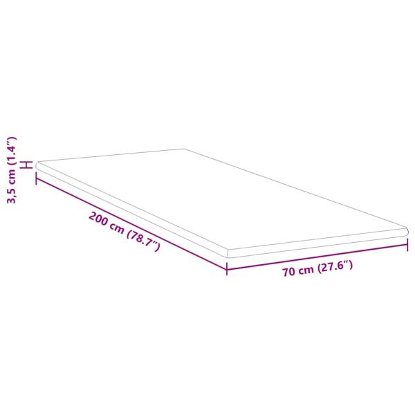 Matratzenpads Weiß 70 x 200 cm 100% Polyester Jacquardstoff