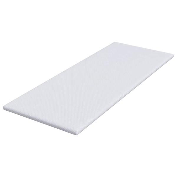 Matratzenpads Weiß 70 x 200 cm 100% Polyester Jacquardstoff