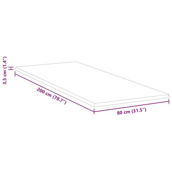 Matratzentopper aus Memory-Schaum 80 x 200 cm Thick Weich Weiß
