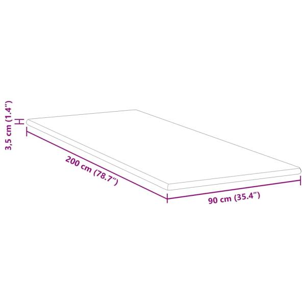 Matratzentopper aus Memory-Schaum 90 x 200 cm 3,5 cm Thick Weiß