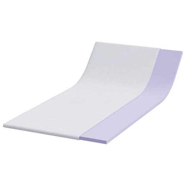 Matratzenpads Weiß 90 x 200 cm 100% Polyester Jacquardstoff