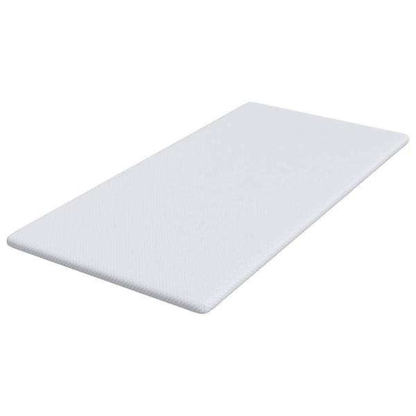 Matratzenpads Weiß 90 x 200 cm 100% Polyester Jacquardstoff