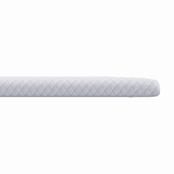 Matratzentopper aus Memory-Schaum 140 x 190 cm Thick Weich Weiß