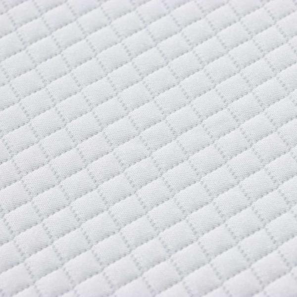 Matratzenpads Weiß 90 x 190 cm 100% Polyester Jacquardstoff