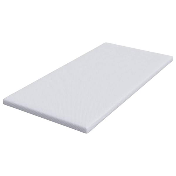Matratzenpads Weiß 100 x 200 cm 100% Polyester Jacquardstoff