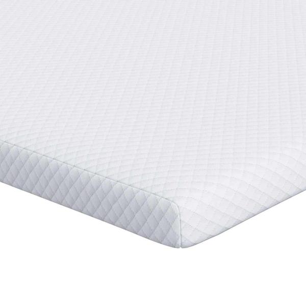 Matratzenpads Weiß 200 x 200 cm 100% Polyester Jacquardstoff