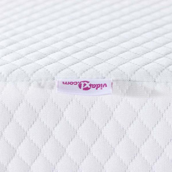 Matratzenpads Weiß 90 x 200 cm 100% Polyester Jacquardstoff