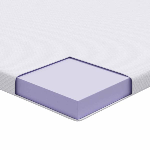 Matratzentopper aus Memory-Schaum 160 x 200 cm Thick Weich Weiß