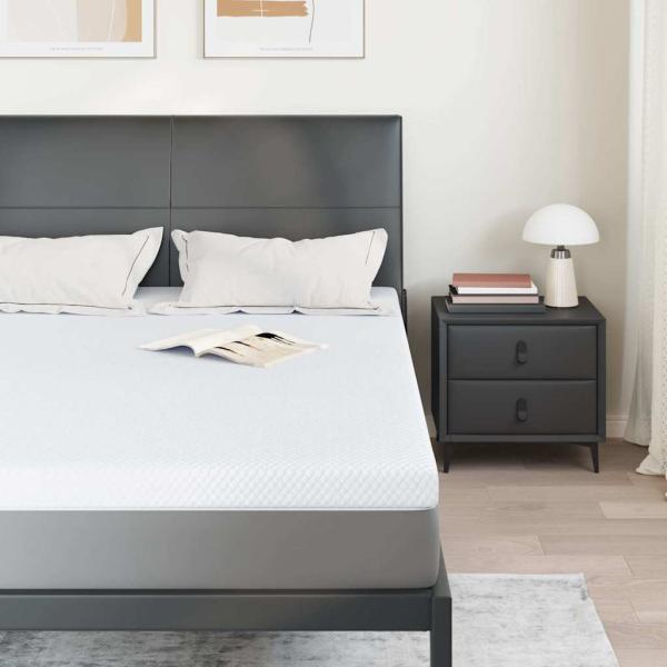 Matratzenpads Weiß 160 x 200 cm 100% Polyester Jacquardstoff