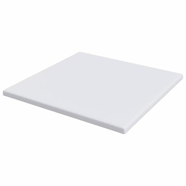 Matratzenpads Weiß 200 x 200 cm 100% Polyester Jacquardstoff