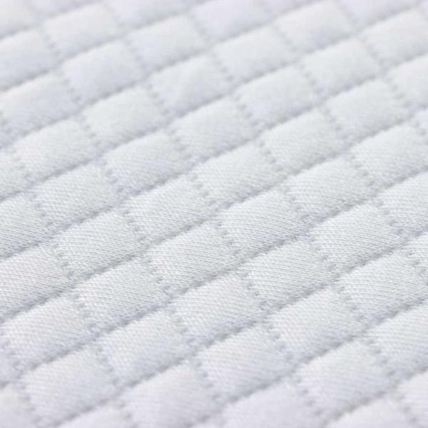 Matratzenpads Weiß 70 x 200 cm 100% Polyester Jacquardstoff