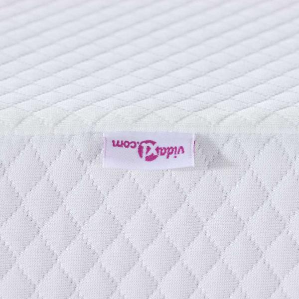 Matratzenpads Weiß 140 x 190 cm 100% Polyester Jacquardstoff