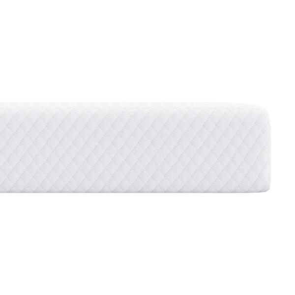 Matratzentopper aus Memory-Schaum 140 x 200 cm Thick Weich Weiß