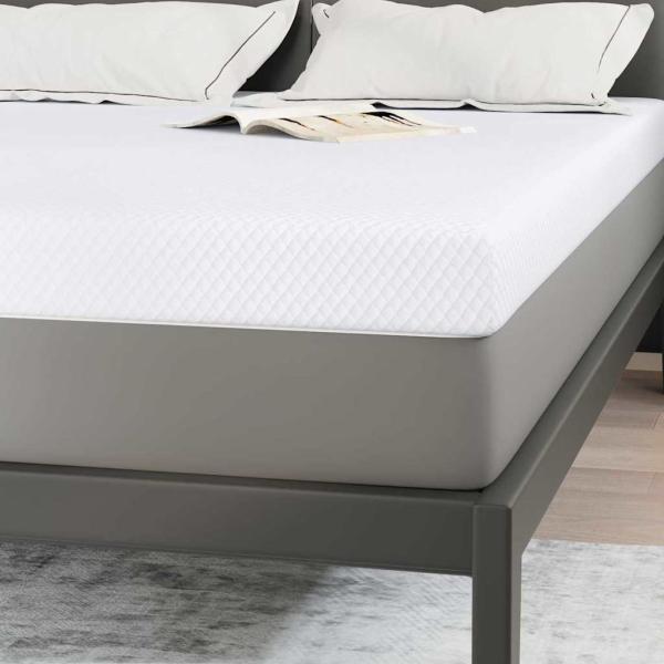 Matratzentopper aus Memory-Schaum 140 x 200 cm Thick Weich Weiß