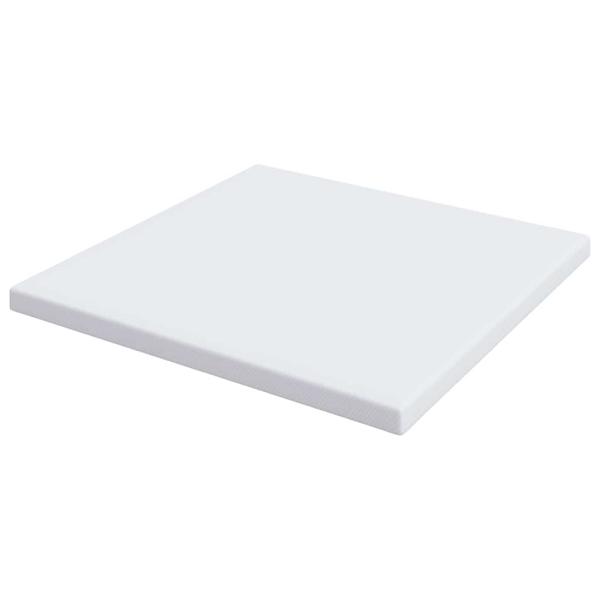 Matratzenpads Weiß 200 x 200 cm 100% Polyester Jacquardstoff