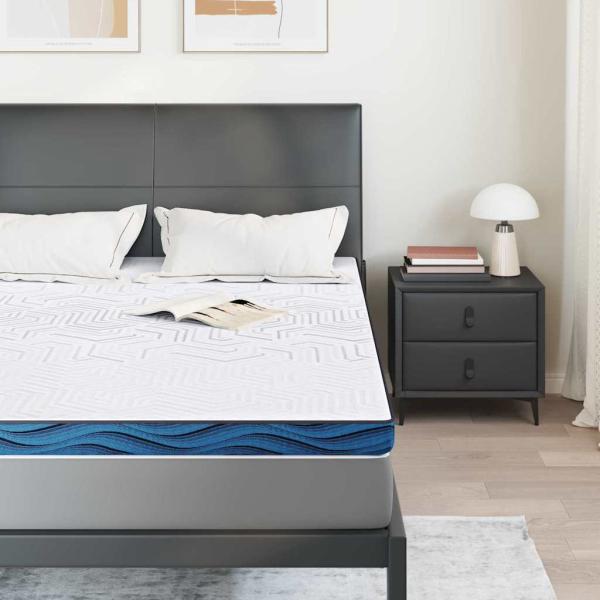 Matratzenpads mit Tür Weiß und Blau 140 x 190 cm