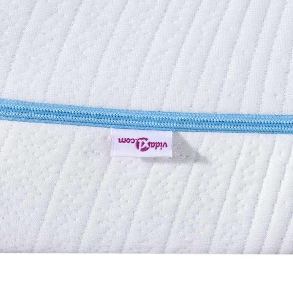 Matratzen Weiß 80 x 200 cm 100% Polyester Jacquardstoff