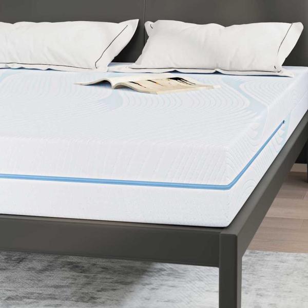 Matratzen Weiß 140 x 190 cm 100% Polyester Jacquardstoff