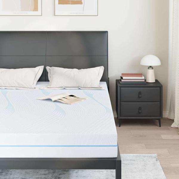 Matratzen Weiß 140 x 200 cm 100% Polyester Jacquardstoff