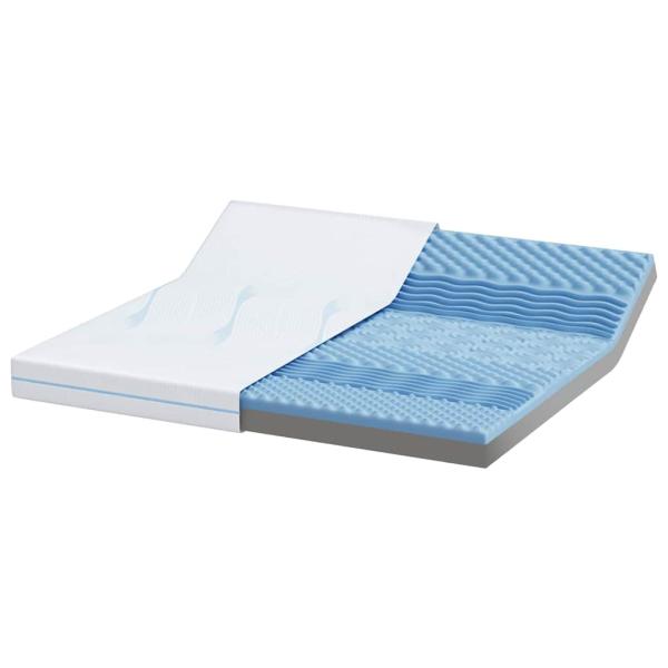 Matratzen Weiß 200 x 200 cm 100% Polyester Jacquardstoff