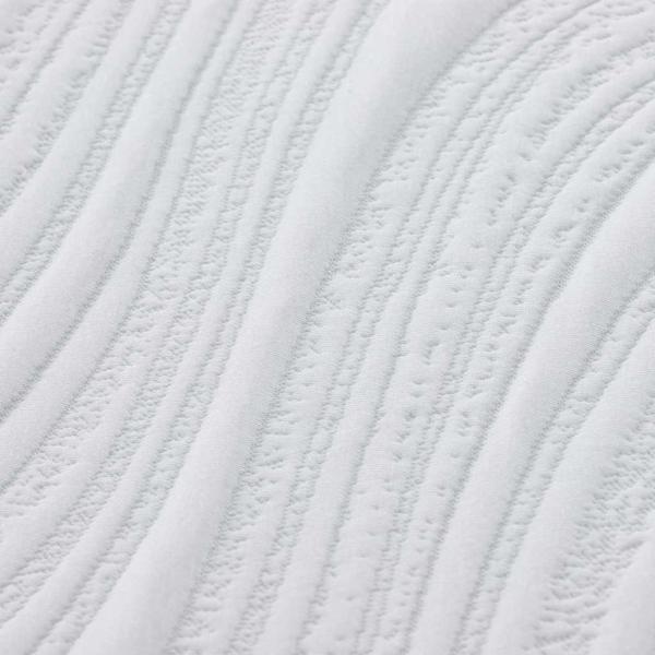 Matratzen Weiß, Grau 200 x 200 cm 100% Polyester Jacquardstoff
