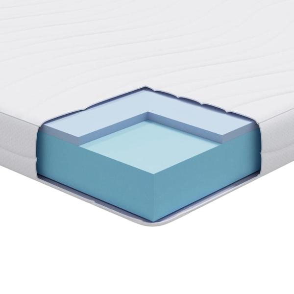 Matratzen Weiß 100 x 200 cm 100% Polyester-Gewebe