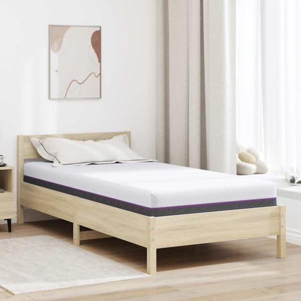 ARDEBO.de - Matratzen Weiß, Grau 120 x 200 cm 100% Polyester Jacquardstoff