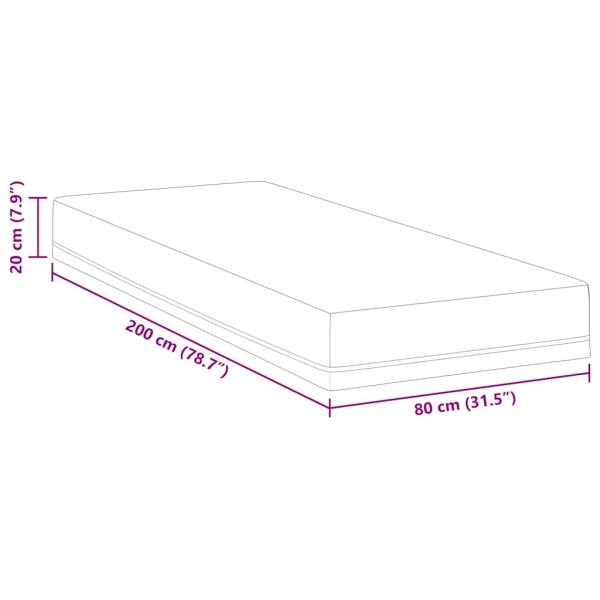 Matratzen Weiß und Blau 100% Polyester Jacquardstoff