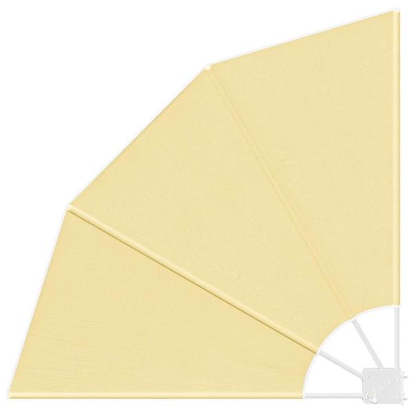 Balkon Sichtschutz Sandfarbe 115 x 115 cm Stoff