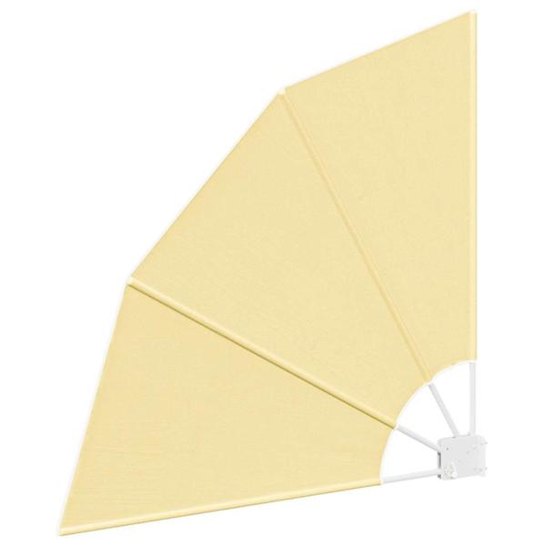 Balkon Sichtschutz Sandfarbe 115 x 115 cm Stoff