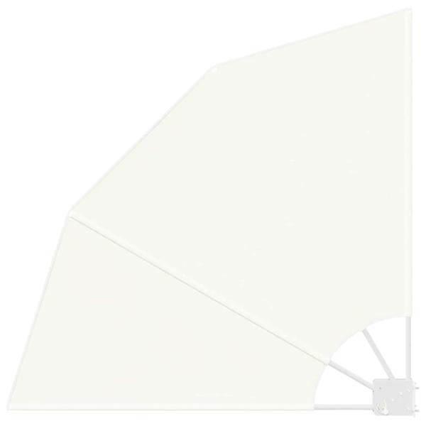 Balkon Sichtschutz Creme 115 x 115 cm Stoff