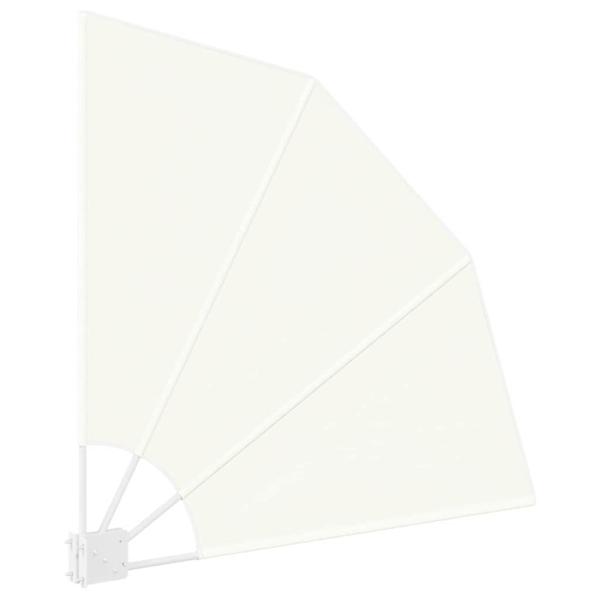 Balkon Sichtschutz Creme 115 x 115 cm Stoff