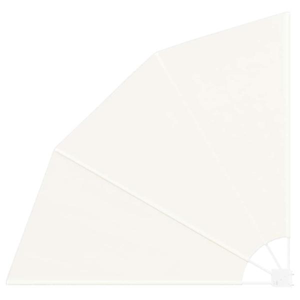 ARDEBO.de - Balkon Sichtschutz Creme 160 x 160 cm Stoff