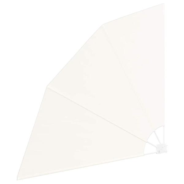 Balkon Sichtschutz Creme 160 x 160 cm Stoff