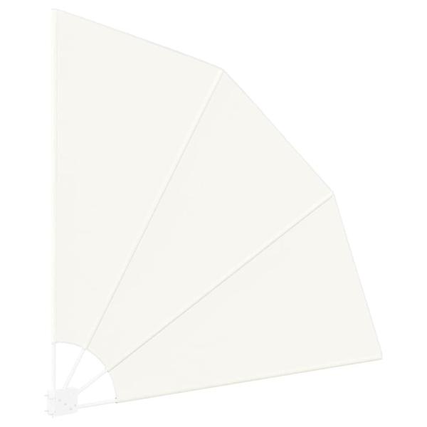 Balkon Sichtschutz Creme 160 x 160 cm Stoff