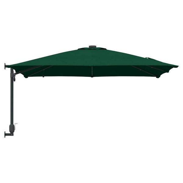Gartenparasol Grün 248.5 x 247.5 x 160 cm Stoff