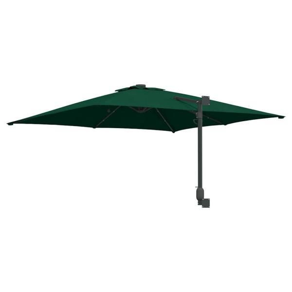 Gartenparasol Grün 248.5 x 247.5 x 160 cm Stoff