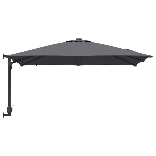 Gartenparasol Anthrazit 248.5 x 247.5 x 160 cm Stoff
