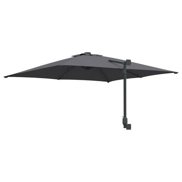 Gartenparasol Anthrazit 248.5 x 247.5 x 160 cm Stoff
