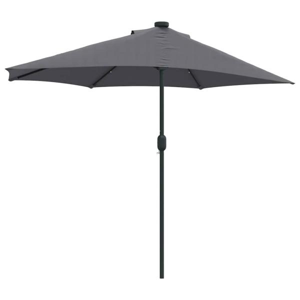 Gartenparasol Anthrazit 294 x 150 x 224 cm Stoff