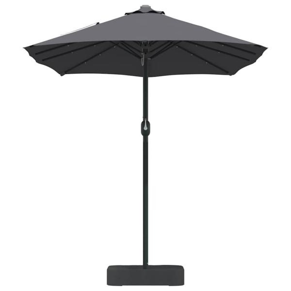Gartenparasol Anthrazit 385 x 209 x 244 cm Stoff