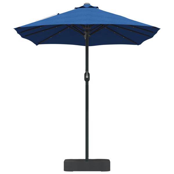 Gartenparasol Blau 385 x 209 x 244 cm Stoff