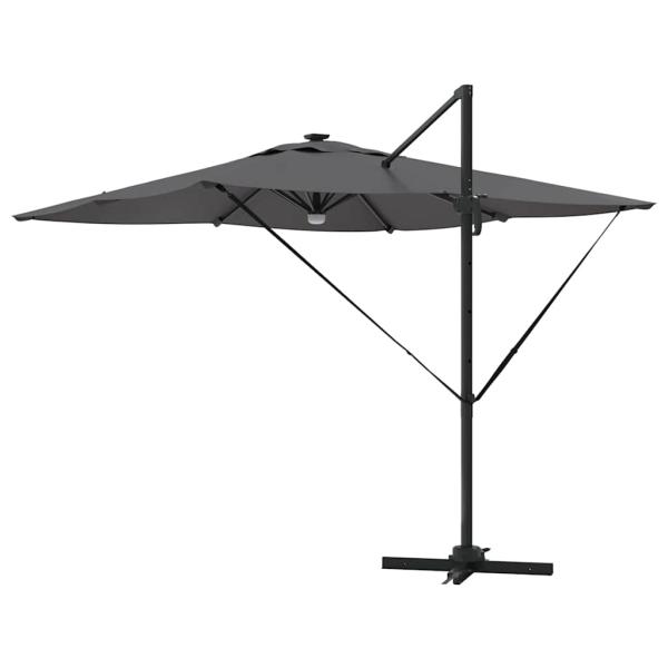 Freischwingender Roma Parasol Anthrazit Groß