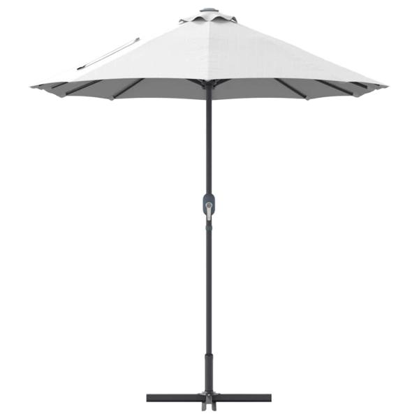Gartenparasol Sandfarbe 380 x 196 x 235 cm