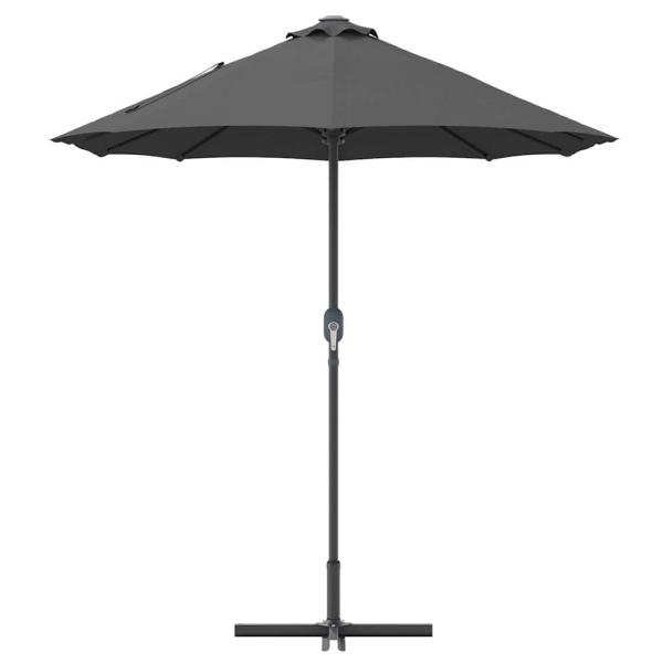 Gartenparasol Anthrazit 380 x 196 x 235 cm