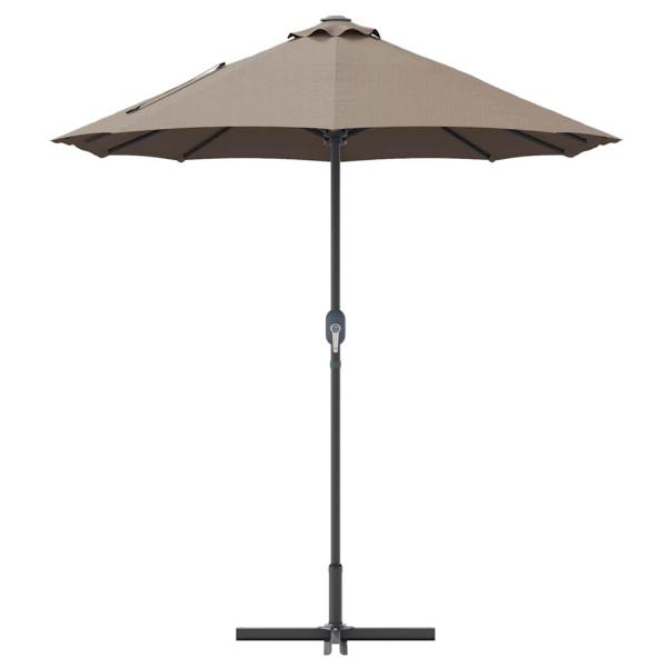Gartenparasol Taupe 380 x 196 x 235 cm