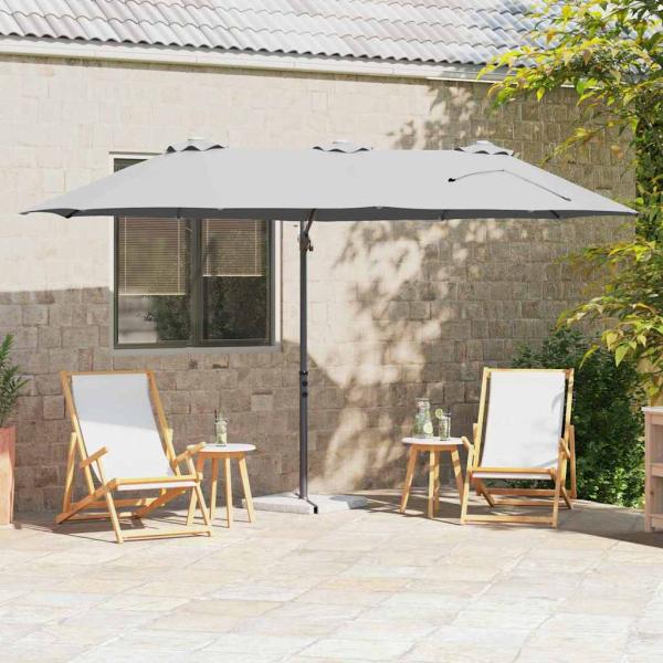 ARDEBO.de - Garten-Kantilever-Pergola Sandfarbe 372 x 198 x 253 cm