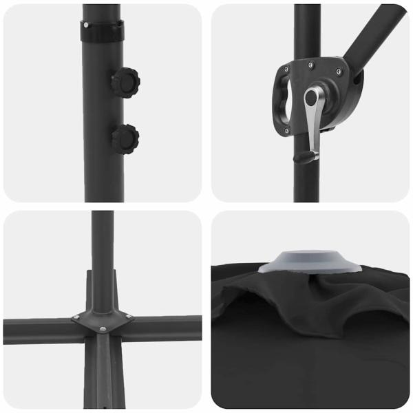 Garten-Kantilever-Pergola mit Schloss Schwarz Groß