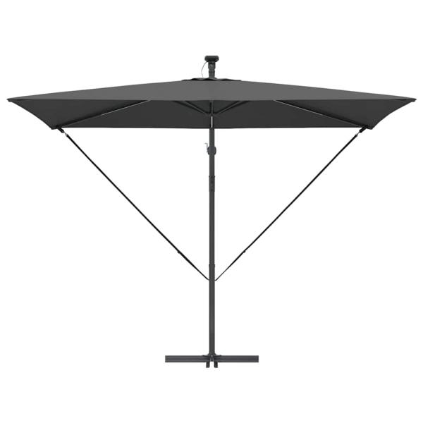 Auskragender Bananenschirm Anthrazit 294 x 200 x 254 cm