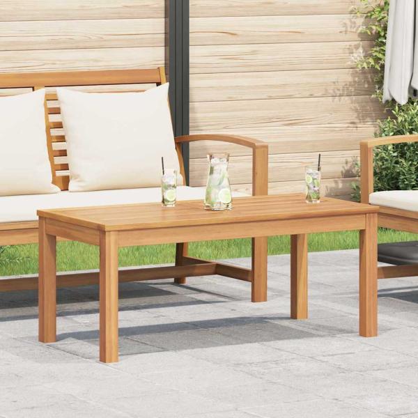 ARDEBO.de - Gartentisch Braun 95 x 45 x 40 cm Massives Teakholz